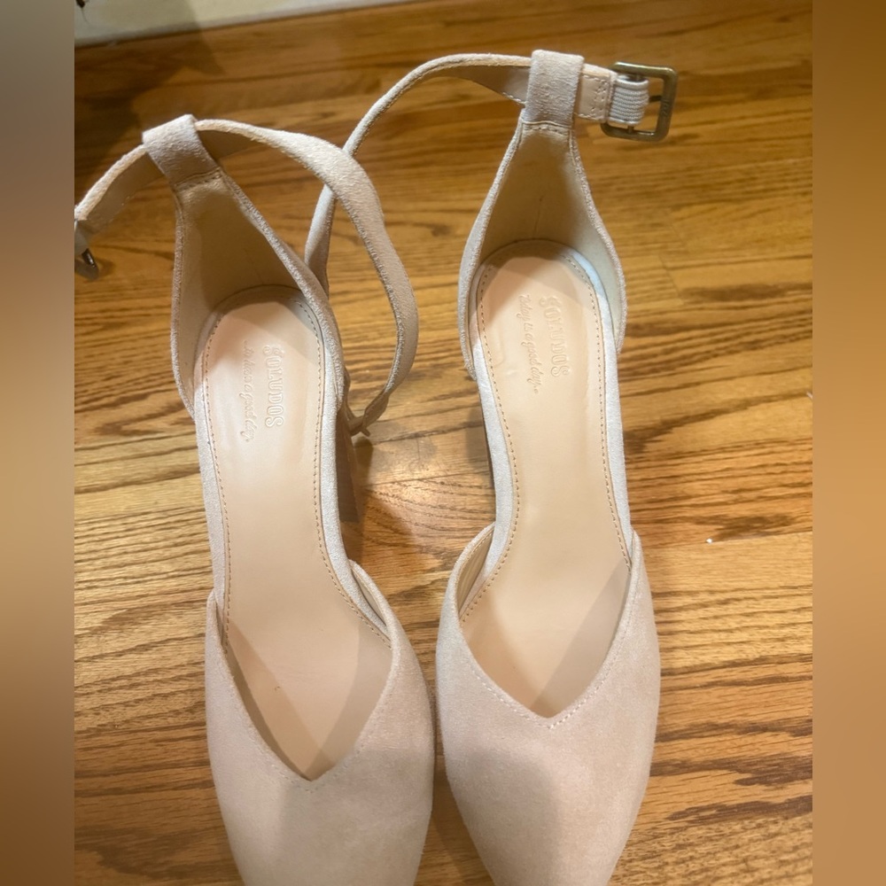 Soludos 3.5” heels Size 7.5